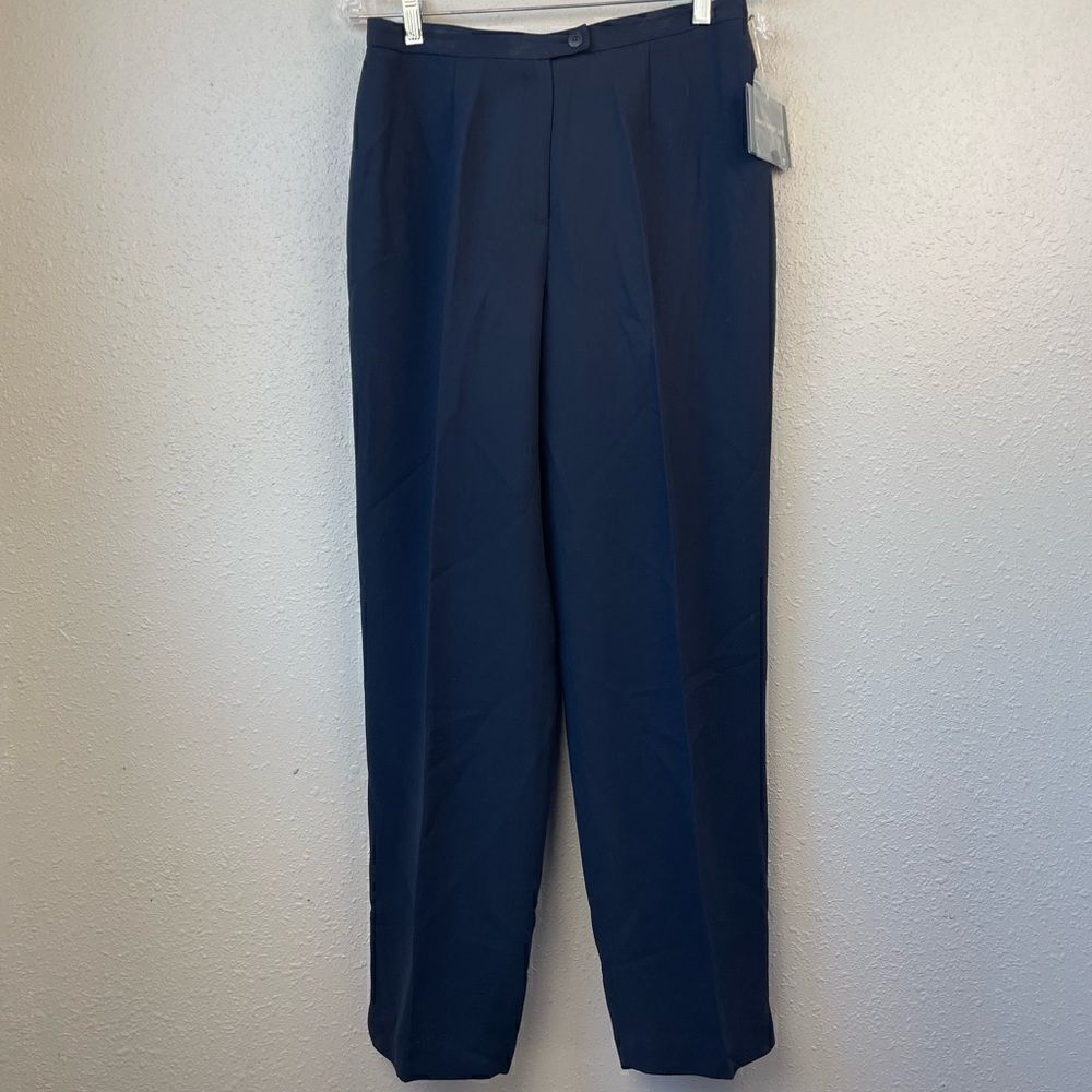 NWT Laura Leigh Ltd. Navy Blue Dress Pants Size 8